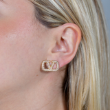 V Earrings