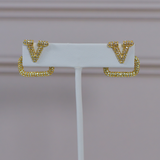V Earrings